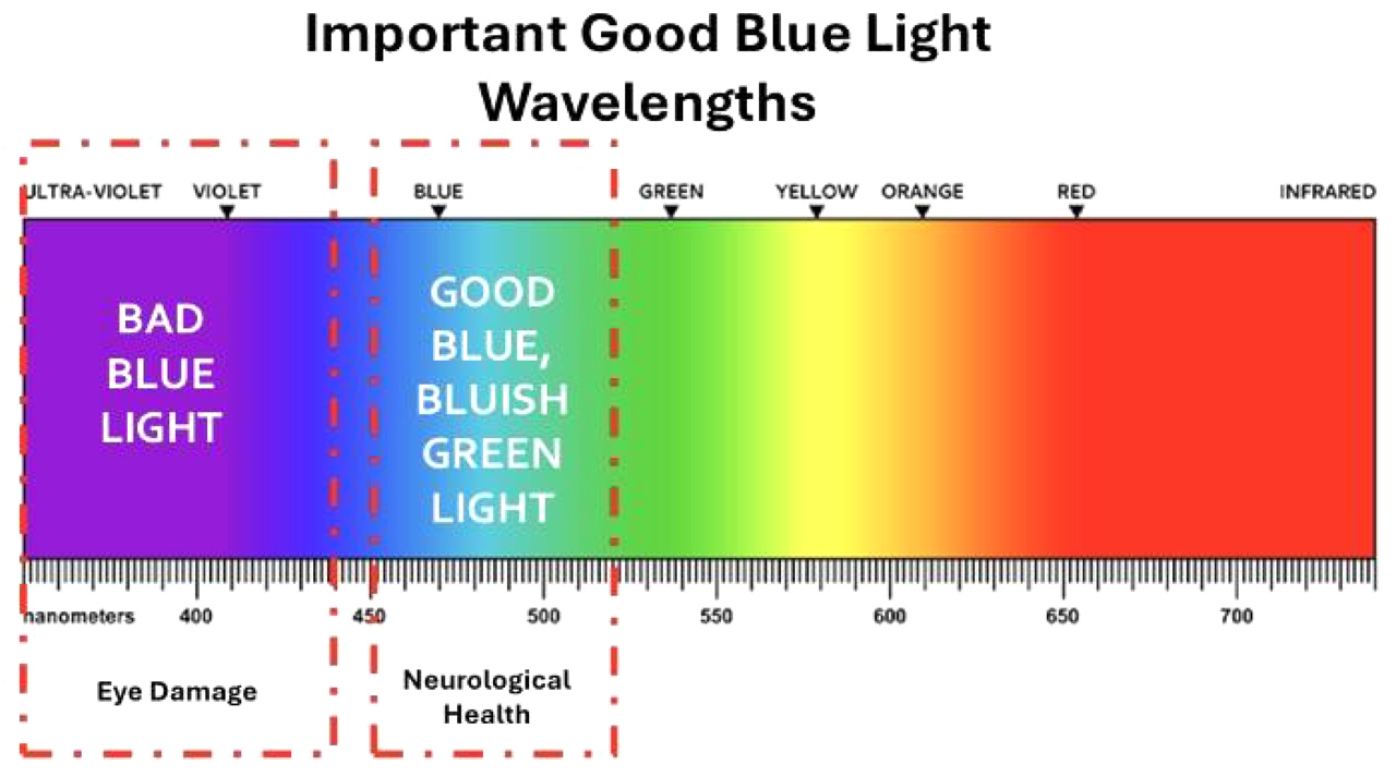 Important Good Blue Light Wavelengths